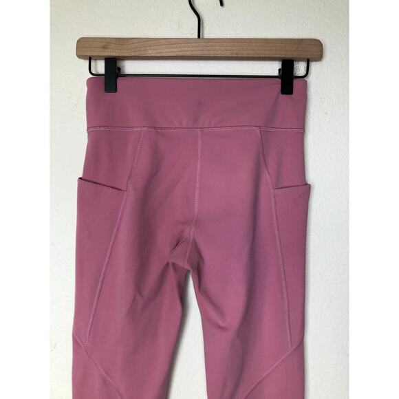 Athleta Girl Leggings Pants High-rise Side Pockets Size: XL/ 14 - Picture 7 of 16